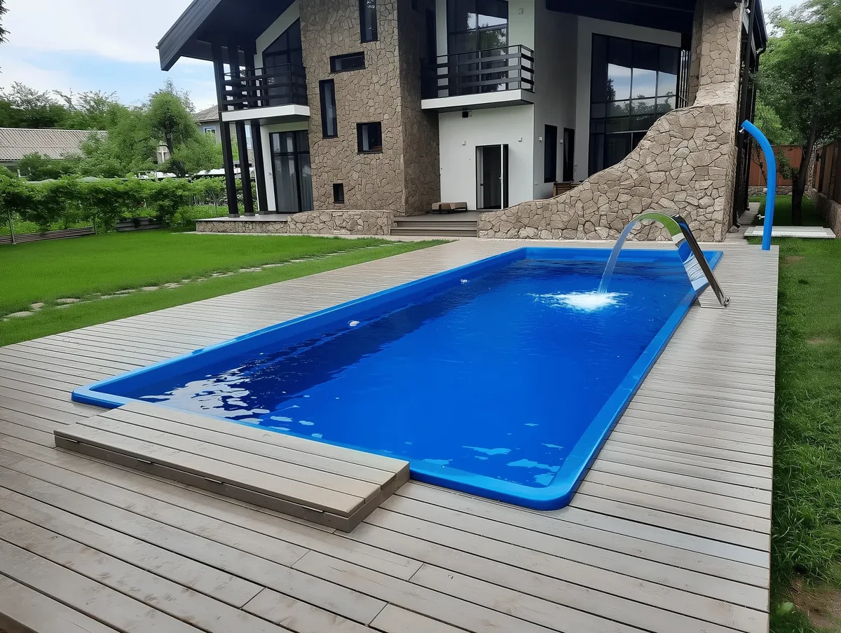 Композитный бассейн Laguna 9 — вид сверху в Сатке