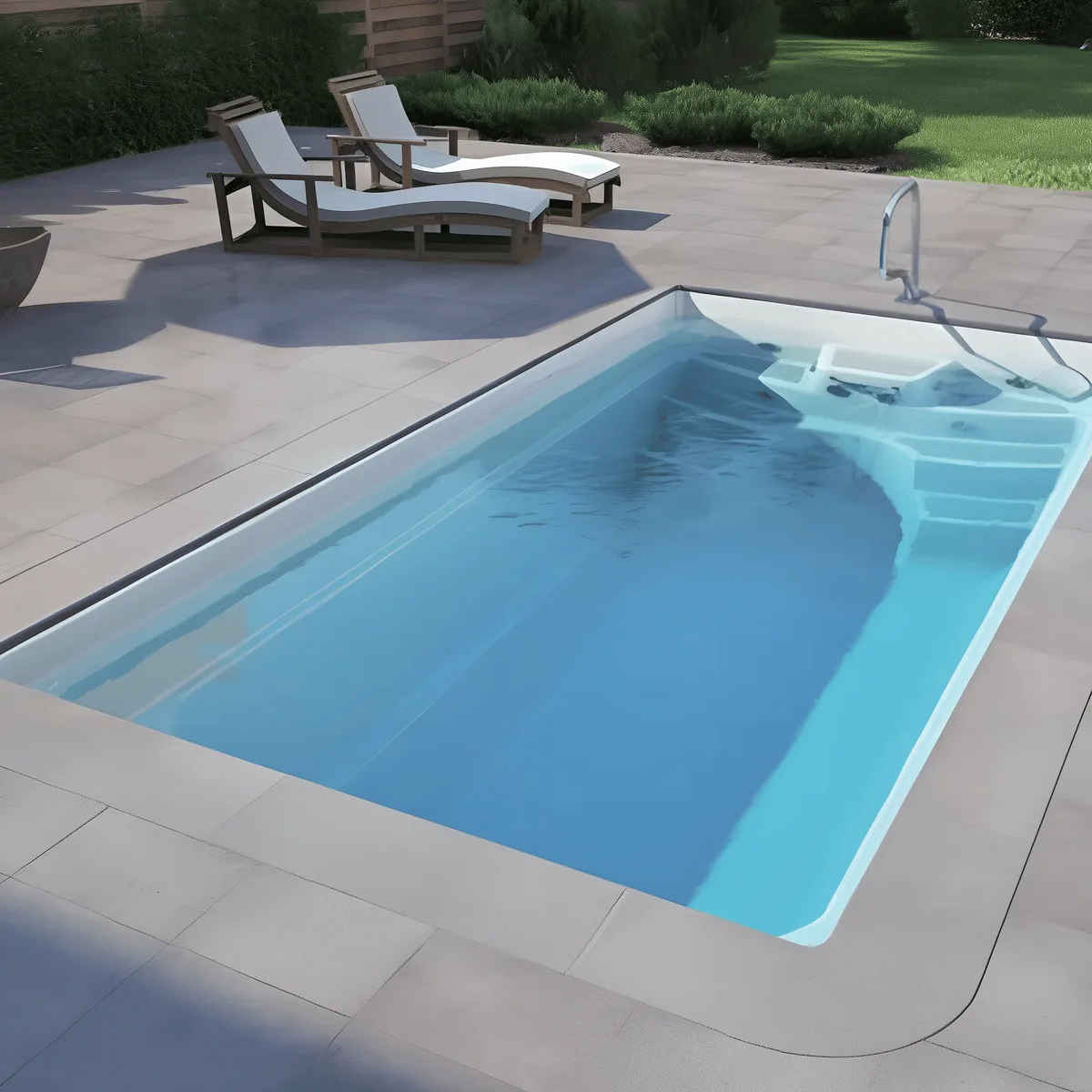 Композитный бассейн Laguna 5 — вид сверху в Сатке