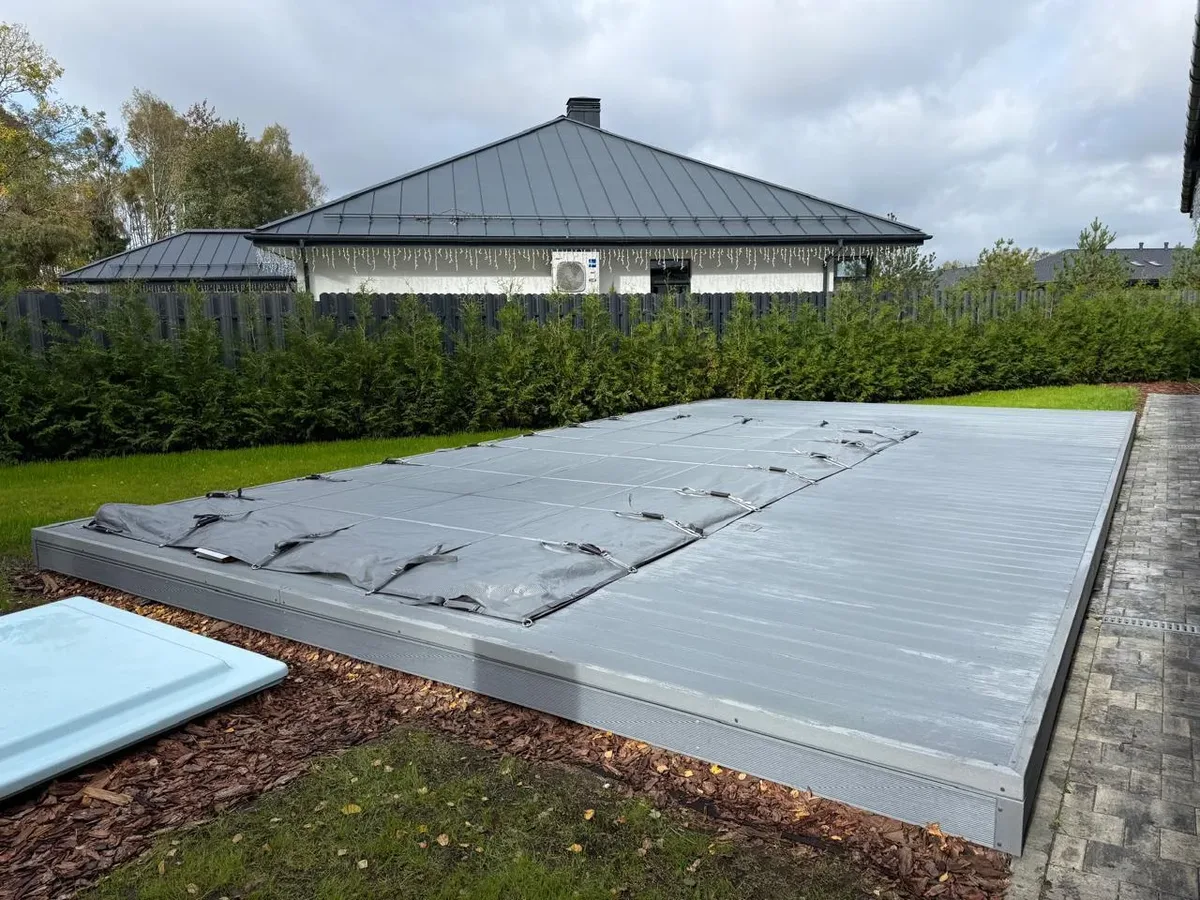 Покрывало Laguna Cover Mesh — установка в Сатке