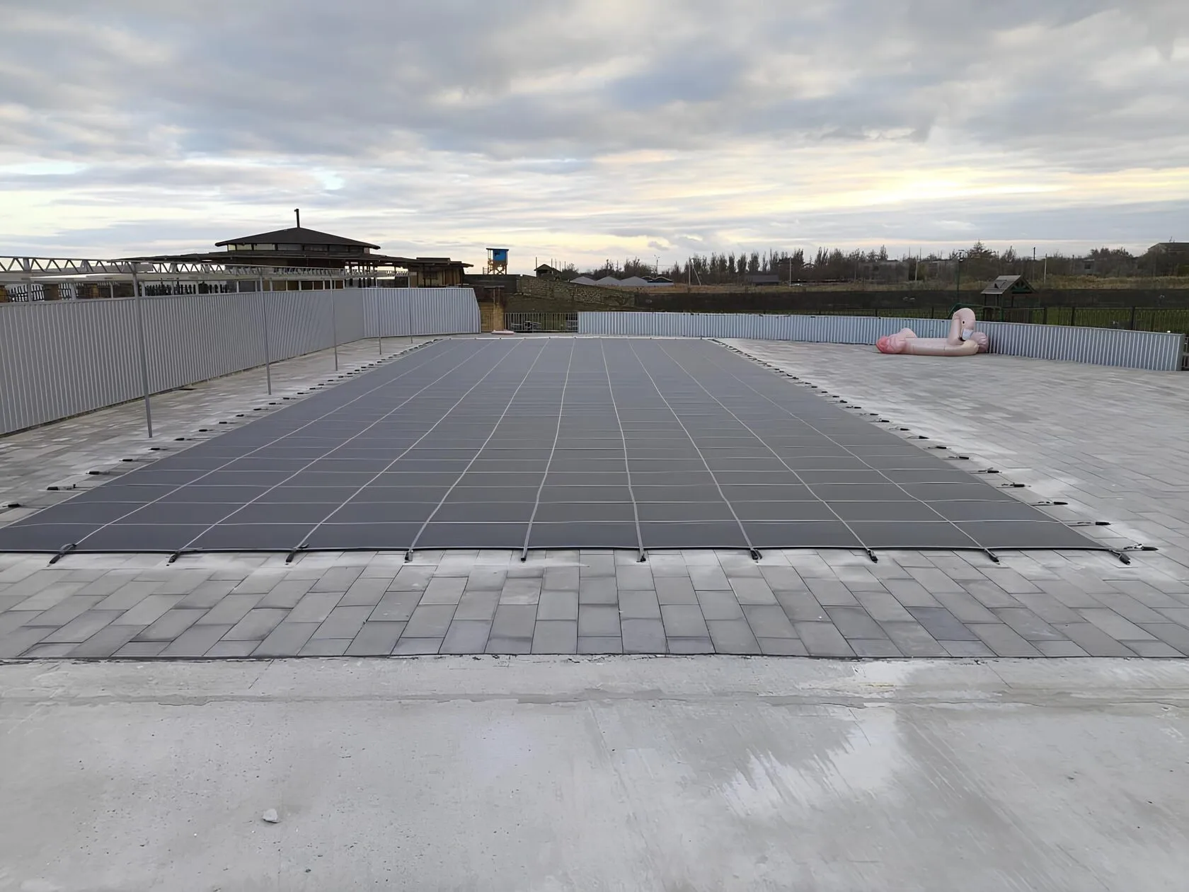 Защитное покрывало для бассейна в Сатке