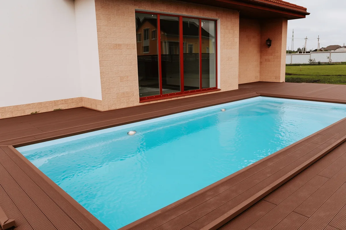 Композитный бассейн Laguna 8 — вид сверху в Сатке