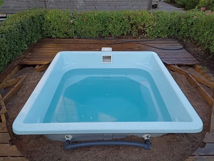 Композитная купель Laguna 2 — установка в Сатке